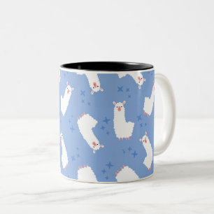 Caneca De Café Em Dois Tons Llama