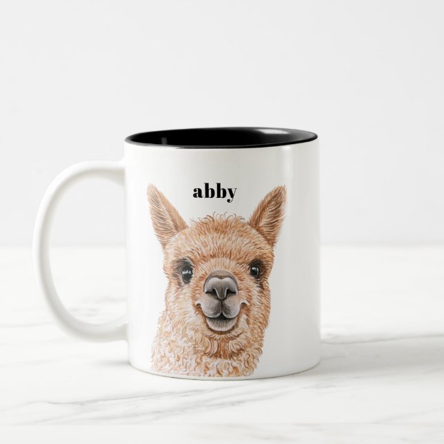 Caneca De Café Em Dois Tons Llama Mugs (Esquerda)