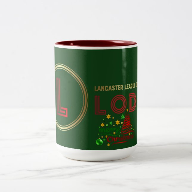 CANECA DE CAFÉ EM DOIS TONS LLOD CHRISTMAS MUG! (Centro)