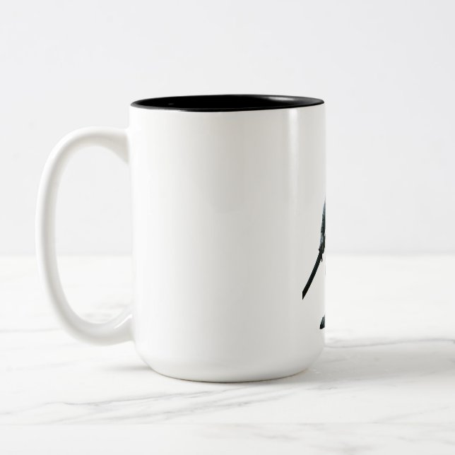 Caneca De Café Em Dois Tons Lobisomem Ártico (Esquerda)