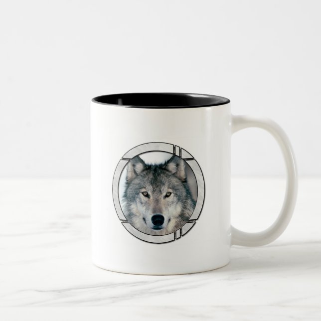 CANECA DE CAFÉ EM DOIS TONS LOBO (Direita)