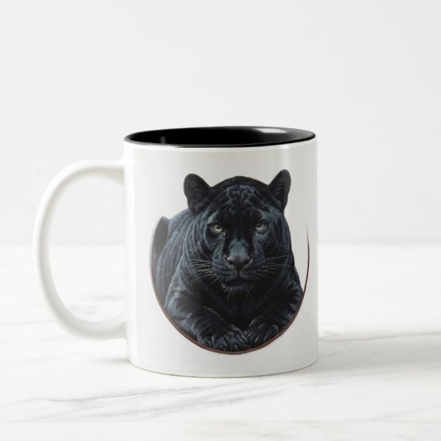 Caneca De Café Em Dois Tons lobo (Esquerda)