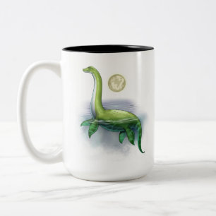 Caneca De Café Em Dois Tons Loch Ness Monster