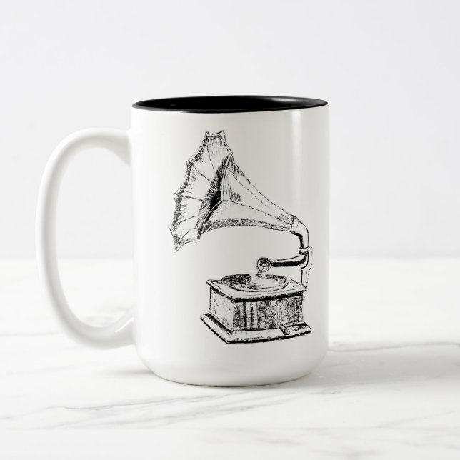 Caneca De Café Em Dois Tons Logotipo (branco) (Esquerda)