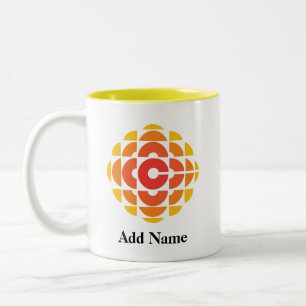 Caneca De Café Em Dois Tons Logotipo CBC 1974 Mug Personalizado de Dois Tom