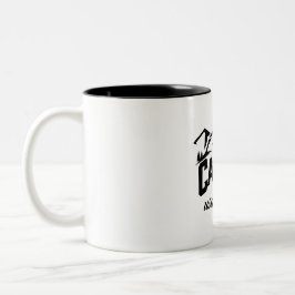 Caneca De Café Em Dois Tons Logotipo da Cordilheira Cascade EUA Canadá.