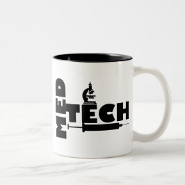 CANECA DE CAFÉ EM DOIS TONS LOGOTIPO DA SERINGA TECH MICROSCOPE