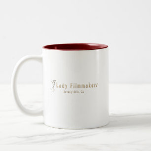 Caneca De Café Em Dois Tons Logotipo de cineastas de senhora oficial com Colin