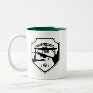 Caneca De Café Em Dois Tons Logotipo de entrada Mug