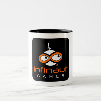 Caneca De Café Em Dois Tons Logotipo de Infinaut