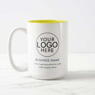 Caneca De Café Em Dois Tons Logotipo de Marketing da Sua Empresa Personalizado