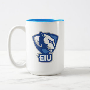 Caneca De Café Em Dois Tons Logotipo de Panthers da Universidade Oriental de I