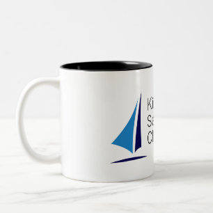 Caneca De Café Em Dois Tons Logotipo do Kirkland Sail Club