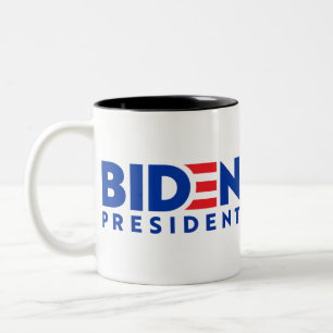 Caneca De Café Em Dois Tons Logotipo do Presidente da Biden