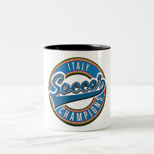 Caneca De Café Em Dois Tons Logotipo dos campeões de futebol de espanha.