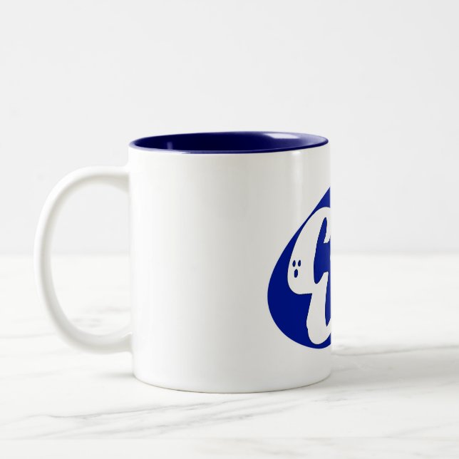 Caneca De Café Em Dois Tons Logotipo EctoWash (Esquerda)