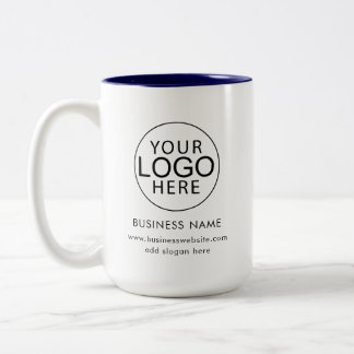 Caneca De Café Em Dois Tons Logotipo Empresarial Colegas de Trabalho Evento Pe