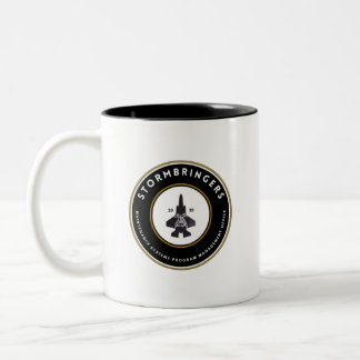 Caneca De Café Em Dois Tons Logotipo escuro de mug