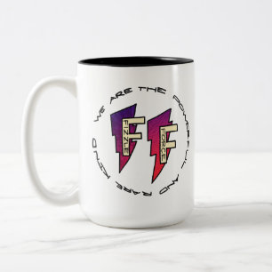 Caneca De Café Em Dois Tons Logotipo Fizzle Force