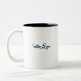 Caneca De Café Em Dois Tons Logotipo personalizado