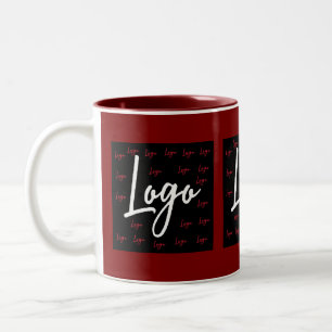 Caneca De Café Em Dois Tons Logotipo personalizado de Promocional da empresa