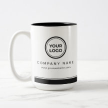 Logotipo Personalizado Preto Café Empresarial de D