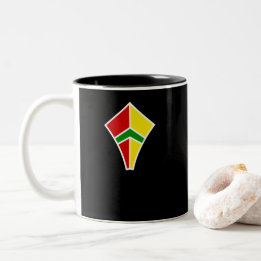 Caneca De Café Em Dois Tons Logotipo RPM do Helicóptero