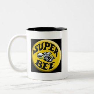 Caneca De Café Em Dois Tons Logotipo super da abelha de Mopar