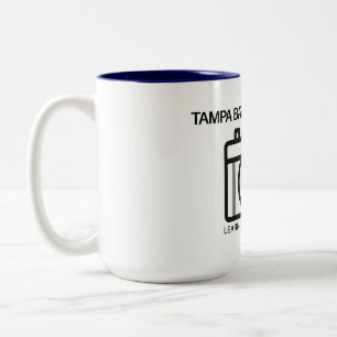 Caneca De Café Em Dois Tons Logotipo TBCC Taça de 15 oz
