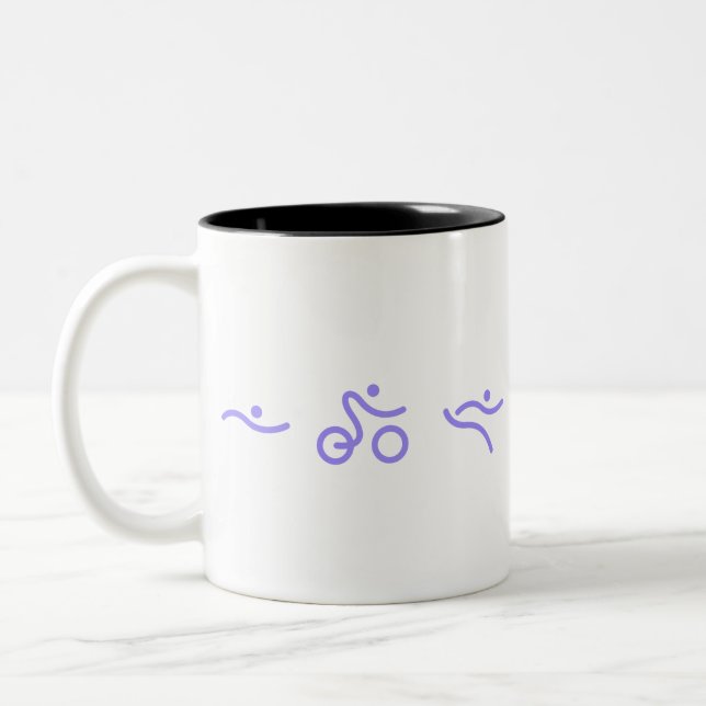 Caneca De Café Em Dois Tons Logotipo Triathlon (Esquerda)