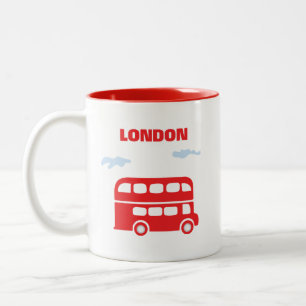 Caneca De Café Em Dois Tons London Mug