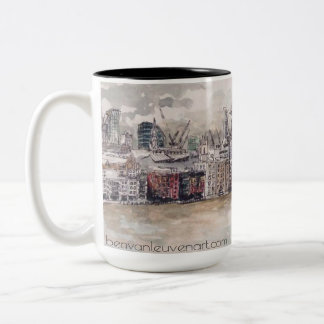 Caneca De Café Em Dois Tons London Mug