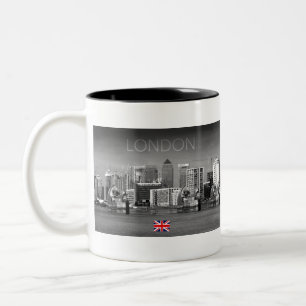 Caneca De Café Em Dois Tons London Skyline