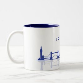 Caneca De Café Em Dois Tons London Skyline Mug
