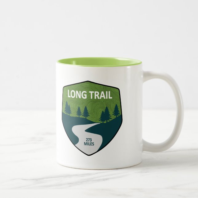Caneca De Café Em Dois Tons Longa Trilha Vermont (Direita)