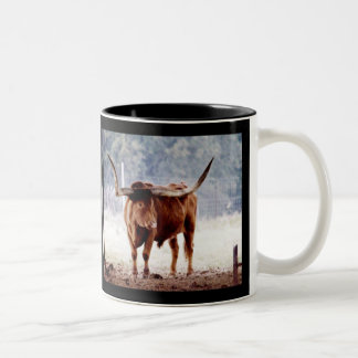 Caneca De Café Em Dois Tons Longhorn