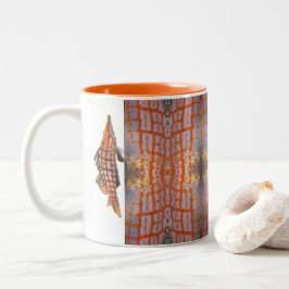 Caneca De Café Em Dois Tons "Longnose Hawkfish II" Coffee Mug