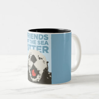 Caneca De Café Em Dois Tons Lontra do café