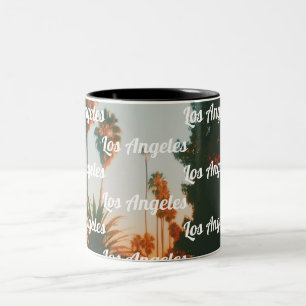 Caneca De Café Em Dois Tons Los Angeles, West Hollywood Lembrança de Viagem
