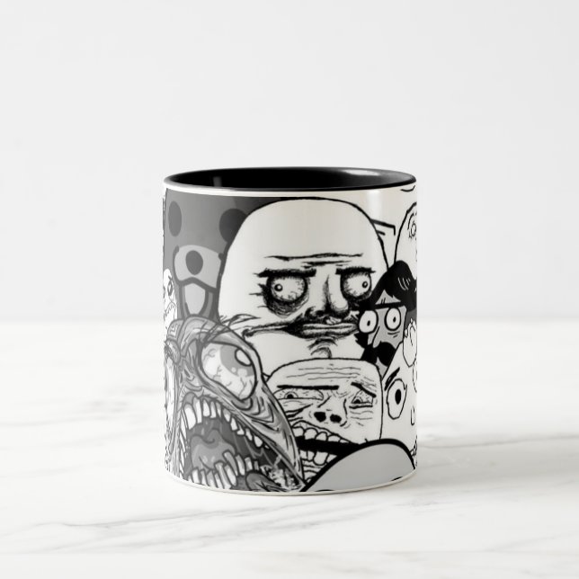 Caneca De Café Em Dois Tons Los Memes (Centro)