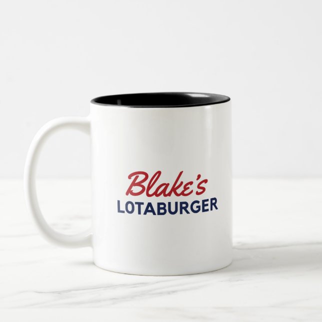 Caneca De Café Em Dois Tons Lotaburger de Blake (Esquerda)