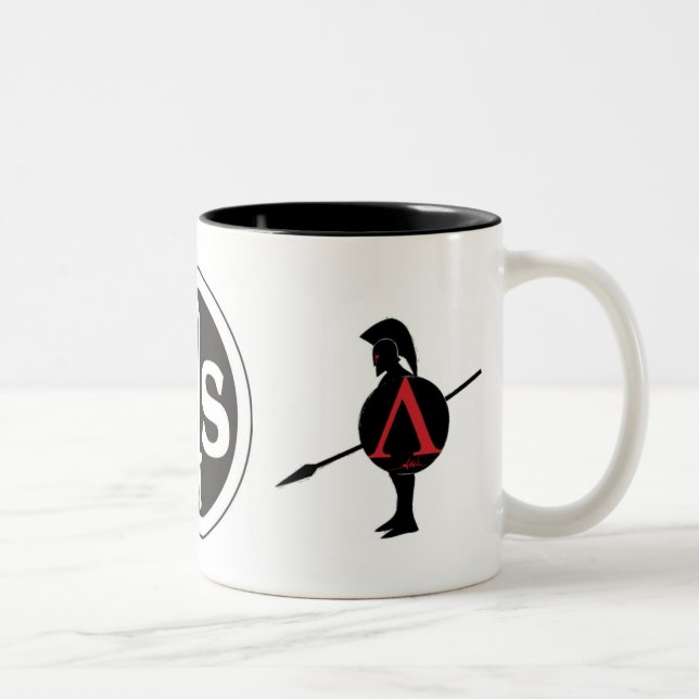 Caneca De Café Em Dois Tons lotta aluno (Direita)