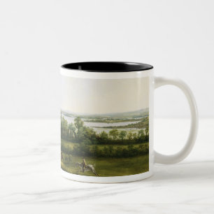 Caneca De Café Em Dois Tons Lough Erne da batida Ninney, com o Bellisle no