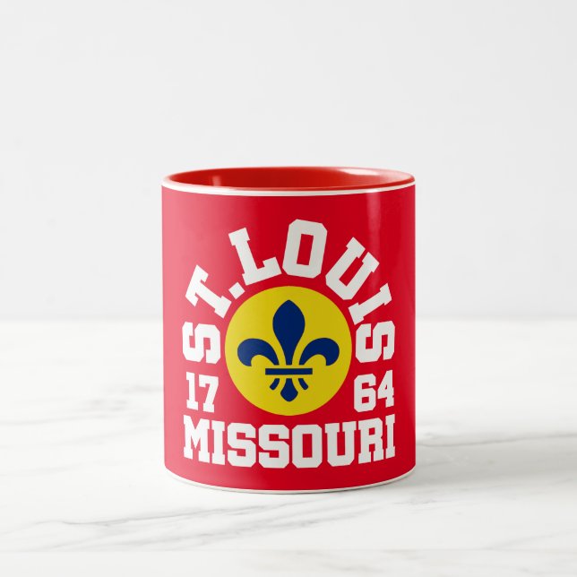 Caneca De Café Em Dois Tons Louis, Missouri (Centro)
