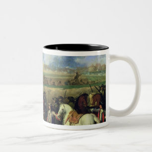 Caneca De Café Em Dois Tons Louis XIV no cerco de Tournai