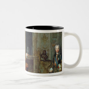 Caneca De Café Em Dois Tons Louis XV e o regente, Philippe II