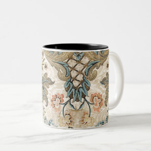 Caneca De Café Em Dois Tons Louis XV Floral Impressão Mugs