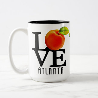 Caneca De Café Em Dois Tons LOVE Atlanta Georgia 15oz