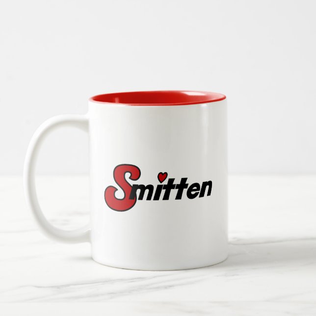 Caneca De Café Em Dois Tons Love Coffee Mug - Smitten (Esquerda)