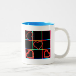 Caneca De Café Em Dois Tons :Love Mug